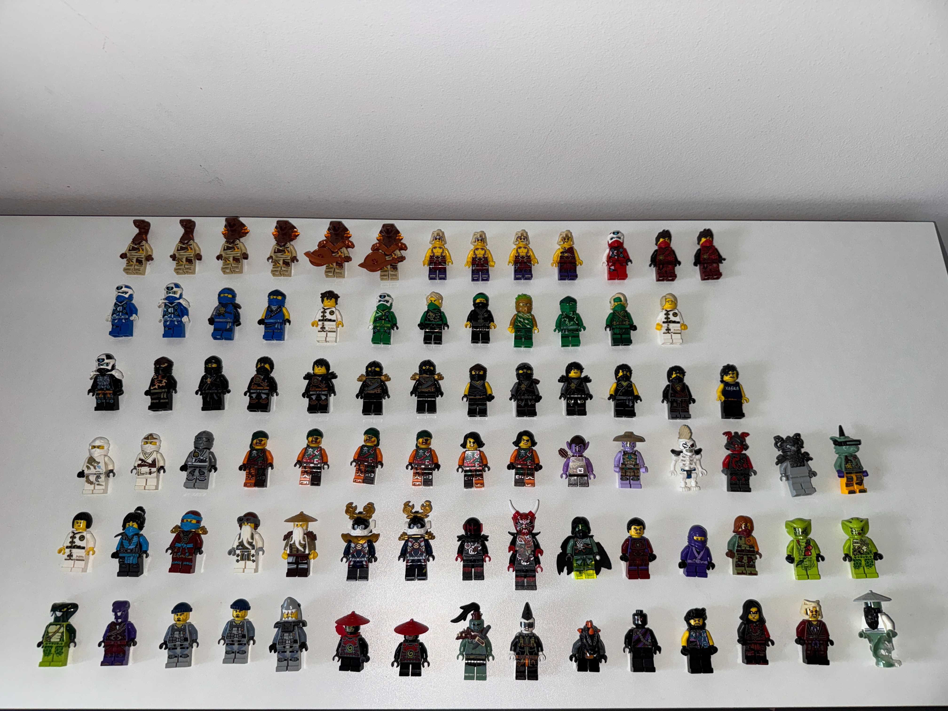 LEGO Ninjago Figurki Ludziki Jay Cole Kai Lloyd Zane Crux