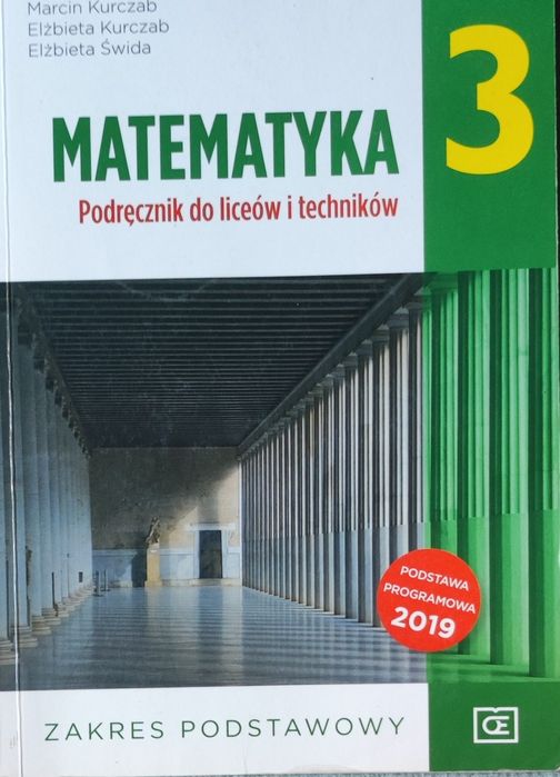 Matematyka 3 podręcznik, zakres podstawowy Pazdro