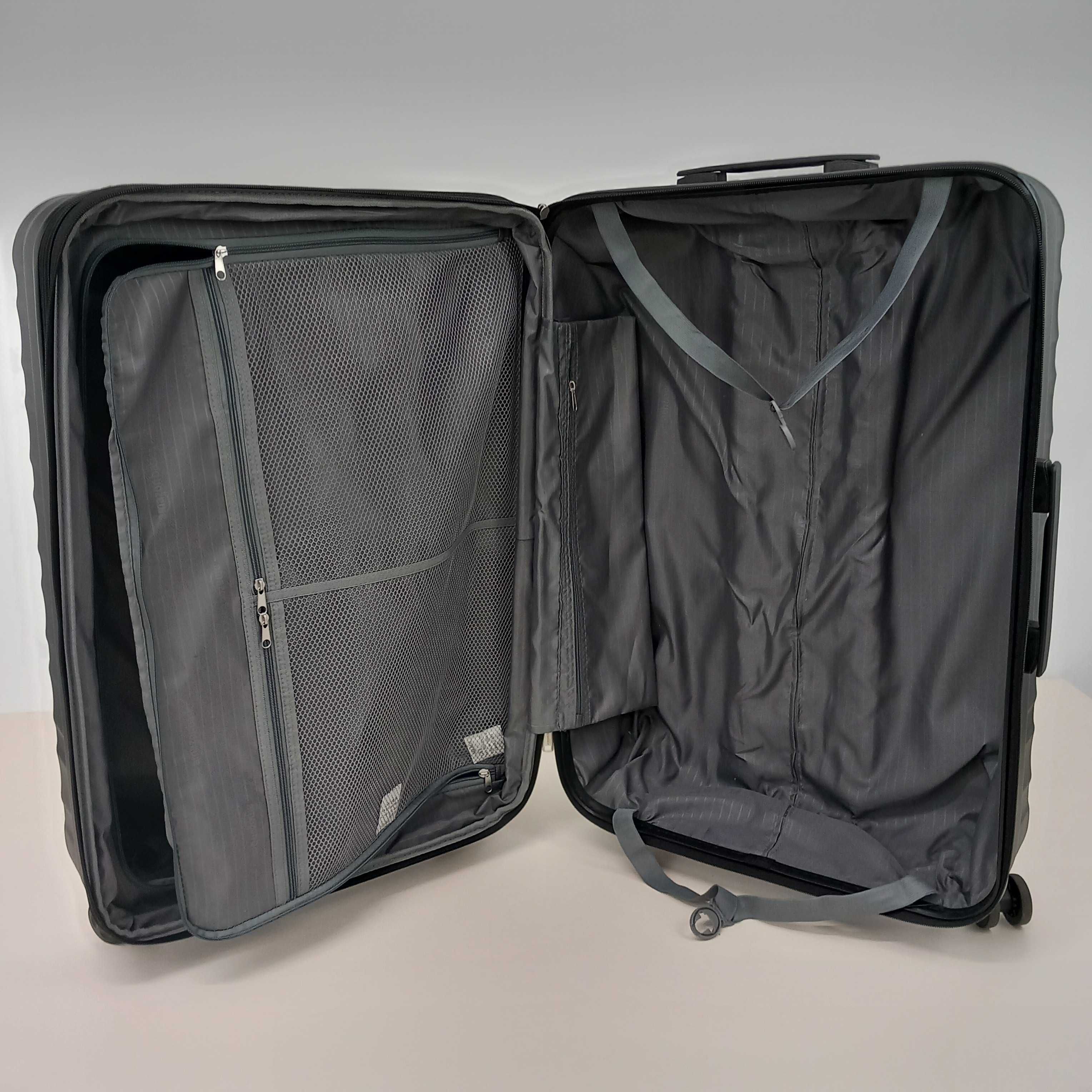 Amazon Basics Walizka podróżna ABS zestaw 3 sztuk (55cm, 68cm, 78cm)