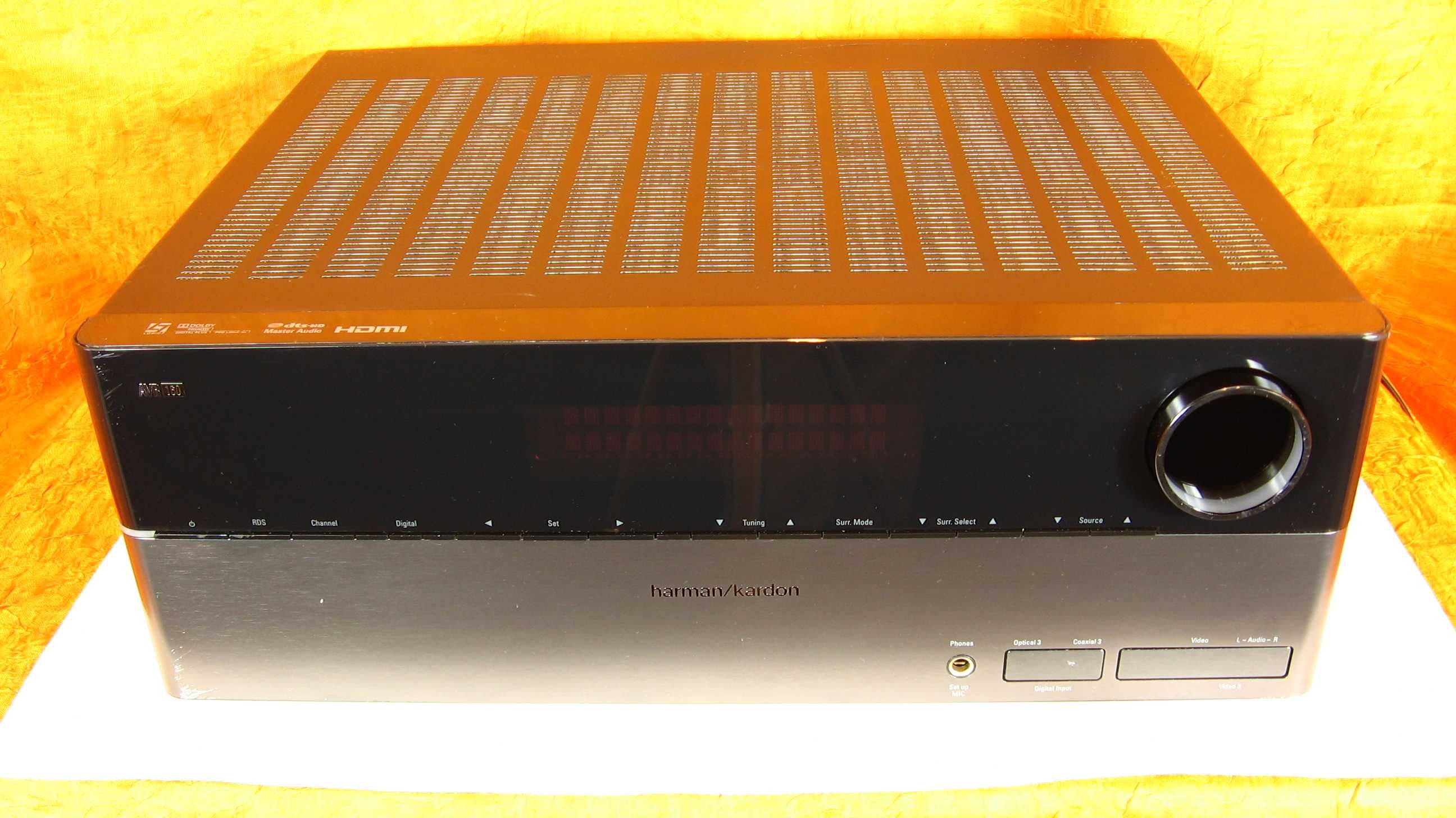POTĘŻNY Harman Kardon AVR 160 Amplituner z RDS HDMI USB 7.1