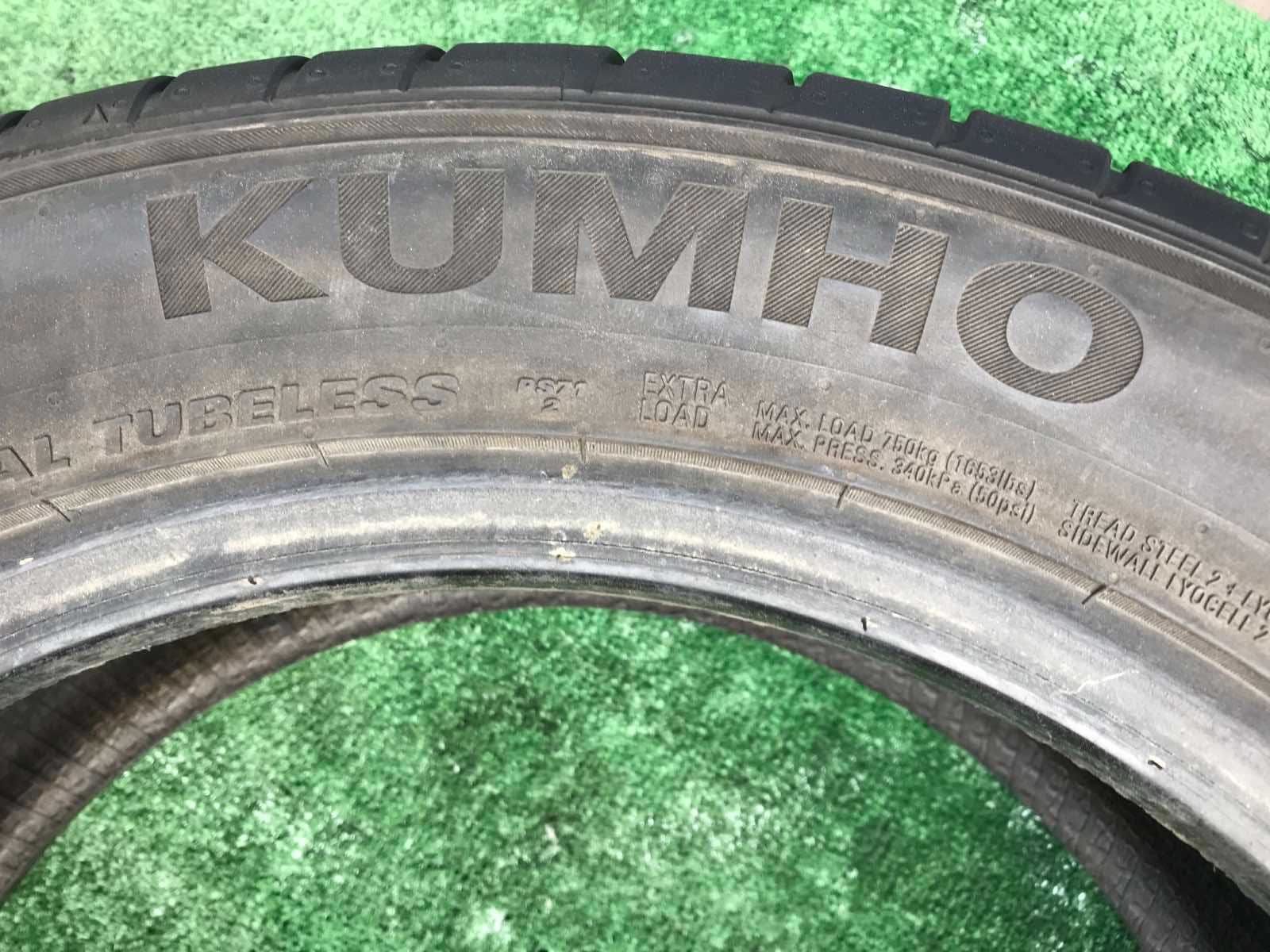 Шини Kumho 225/50r17 Пара літо б/у склад Оригінал