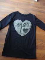 Bluza damska YES  z filcowym sercem - rozmiar M