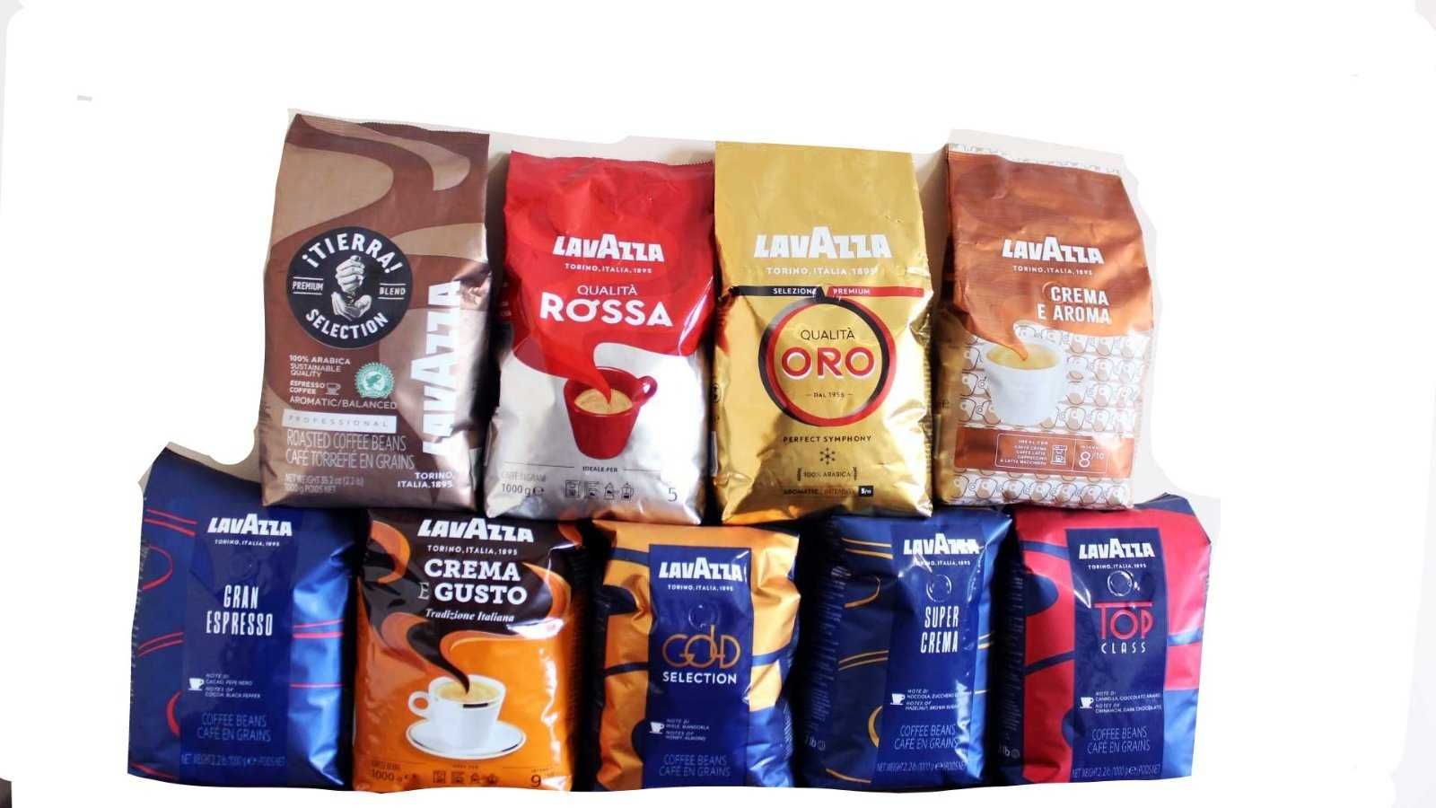 Кава в зернах Lavazza Crema e Gusto 1 кг.  Опт. (Лавацца, Лаваза) кофе