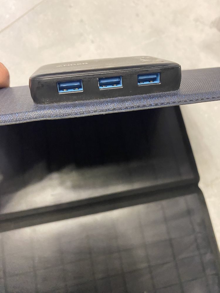 Сонячна зарядка,панель Anker PowerSolar 24W 3-Port USB