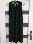 Elegancka czarna sukienka mini z plisami z przodu H&M - r. 40