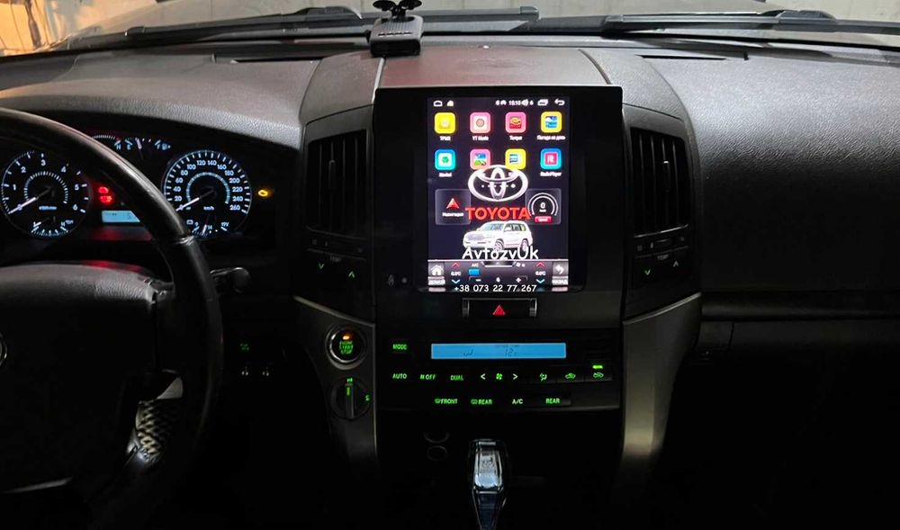 Android LC 200 LAND CRUISER 200 Toyota Тесла LC200  CarPlay Магнитола