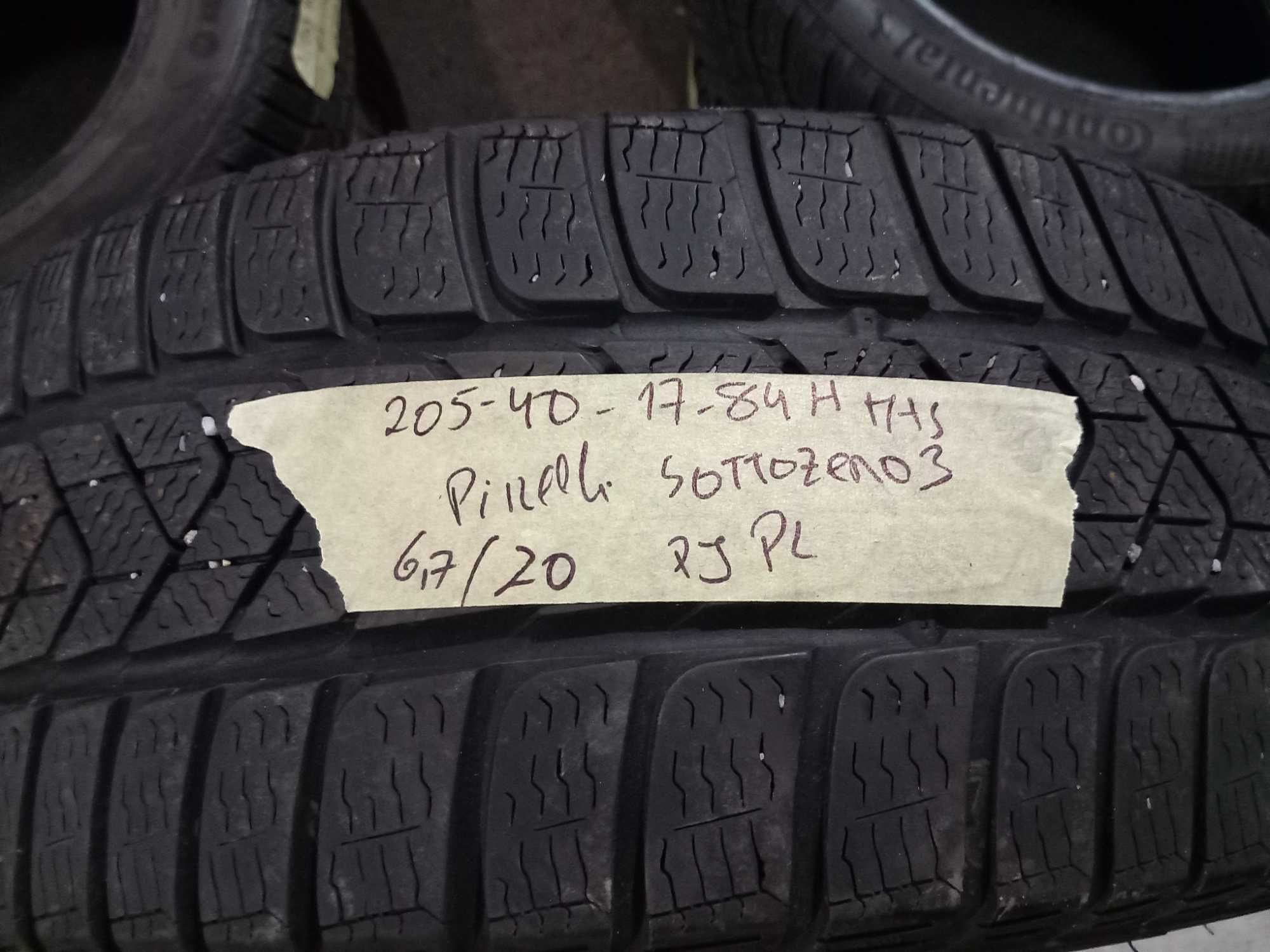 2 Pneus 205/40R17 Pirelli seminovos
