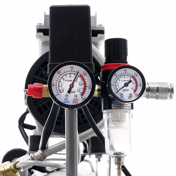 Kompresor Sprężarka Powietrza Bezolejowy 50L 1500W 1,5kw Cichy Sklep*
