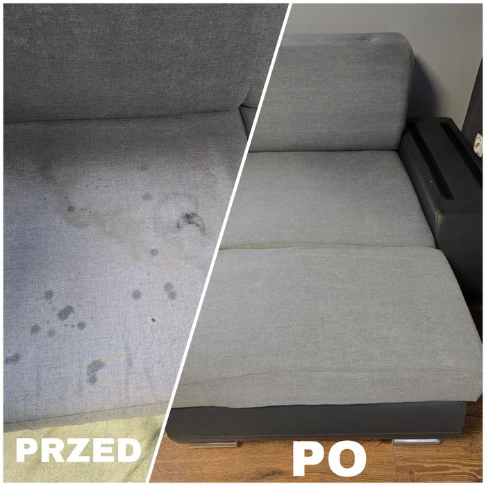 Pranie tapicerki meblowej mobilna myjnia parowa