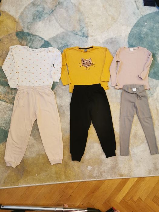 Paka zestaw ubranek dla dziewczynki 110-116 Zara H&M Kappa hl