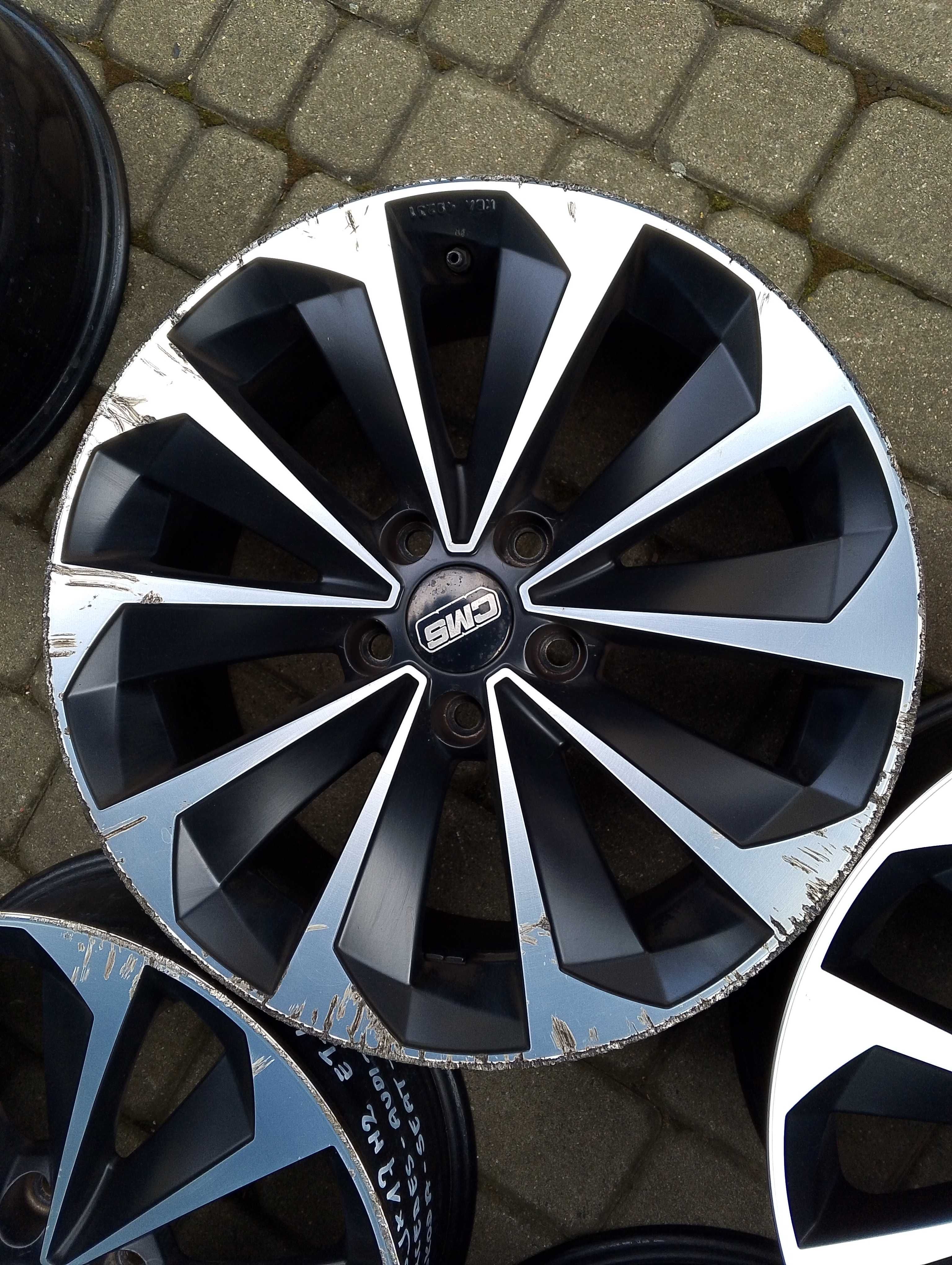 alufelgi czarno/srebrne 4 szt.17 cali VW,Audi ,Skoda,Mercedes,BMW