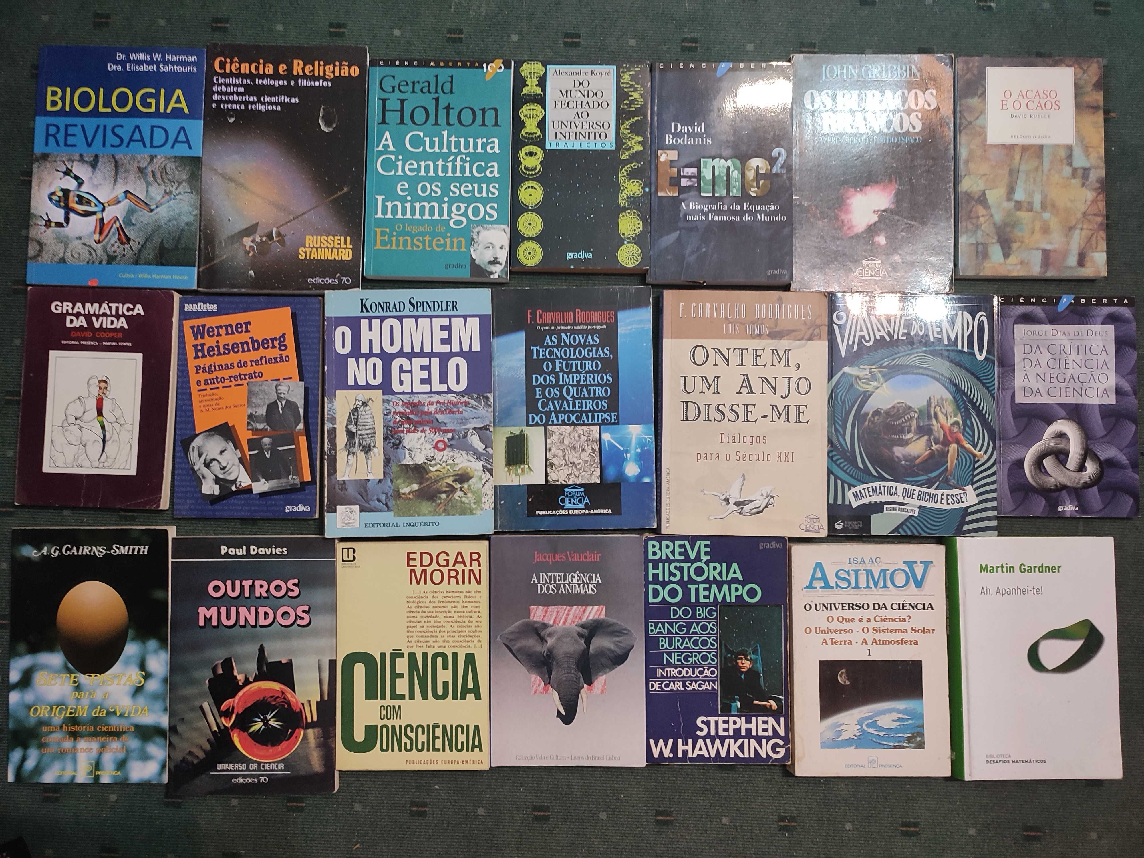 Livros de Divulgação Cientifica - Cada 3 €