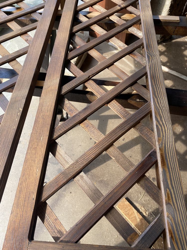 Pergola z ławka drewno sosna