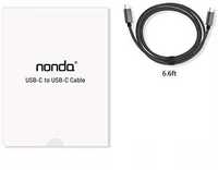 Kabel USB typ C - USB typ C NONDA 2 m