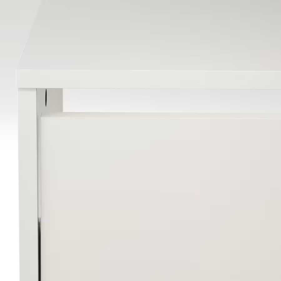 BISSA Szafka na buty 3 przegrody biały 49x28x135 Ikea Nowa w kartonac