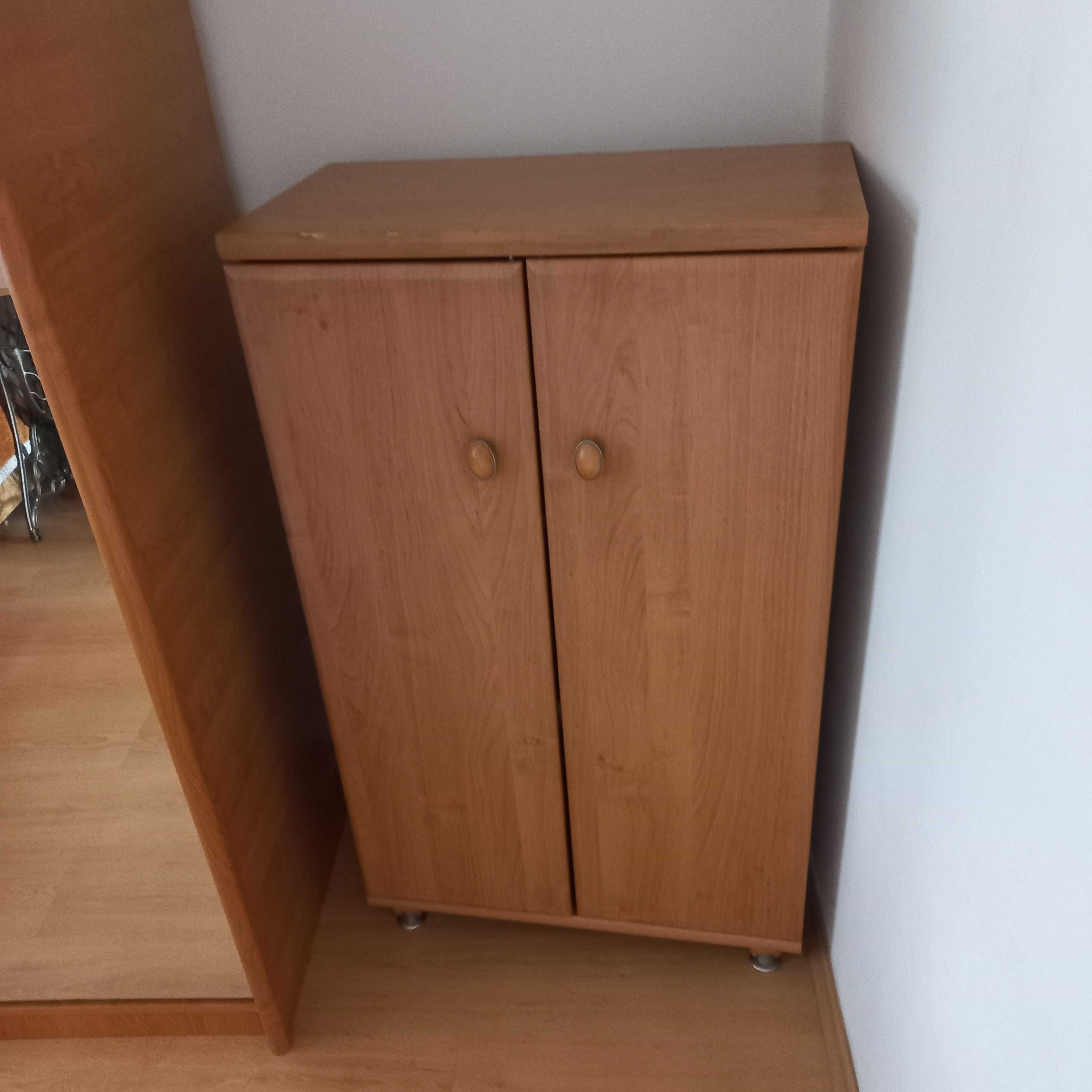 Szafa pokojowa z polkami i wieszakami