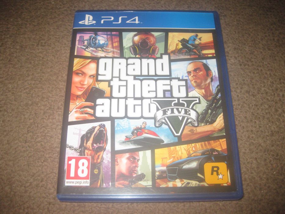 Jogo "Grand Theft Auto V" para a Playstation 4/Impecável!