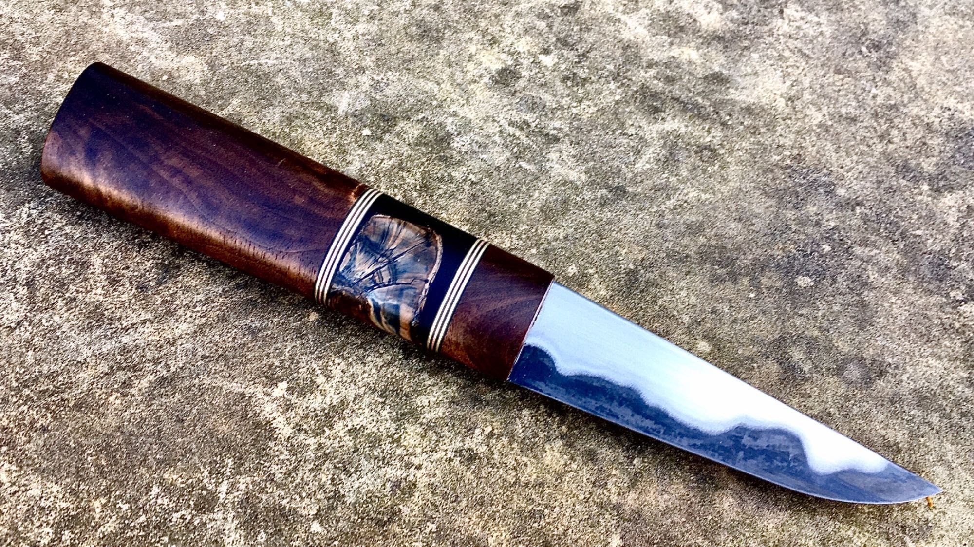 Nóż custom handmade puukko ręcznie robiony myśliwski SKUD blades