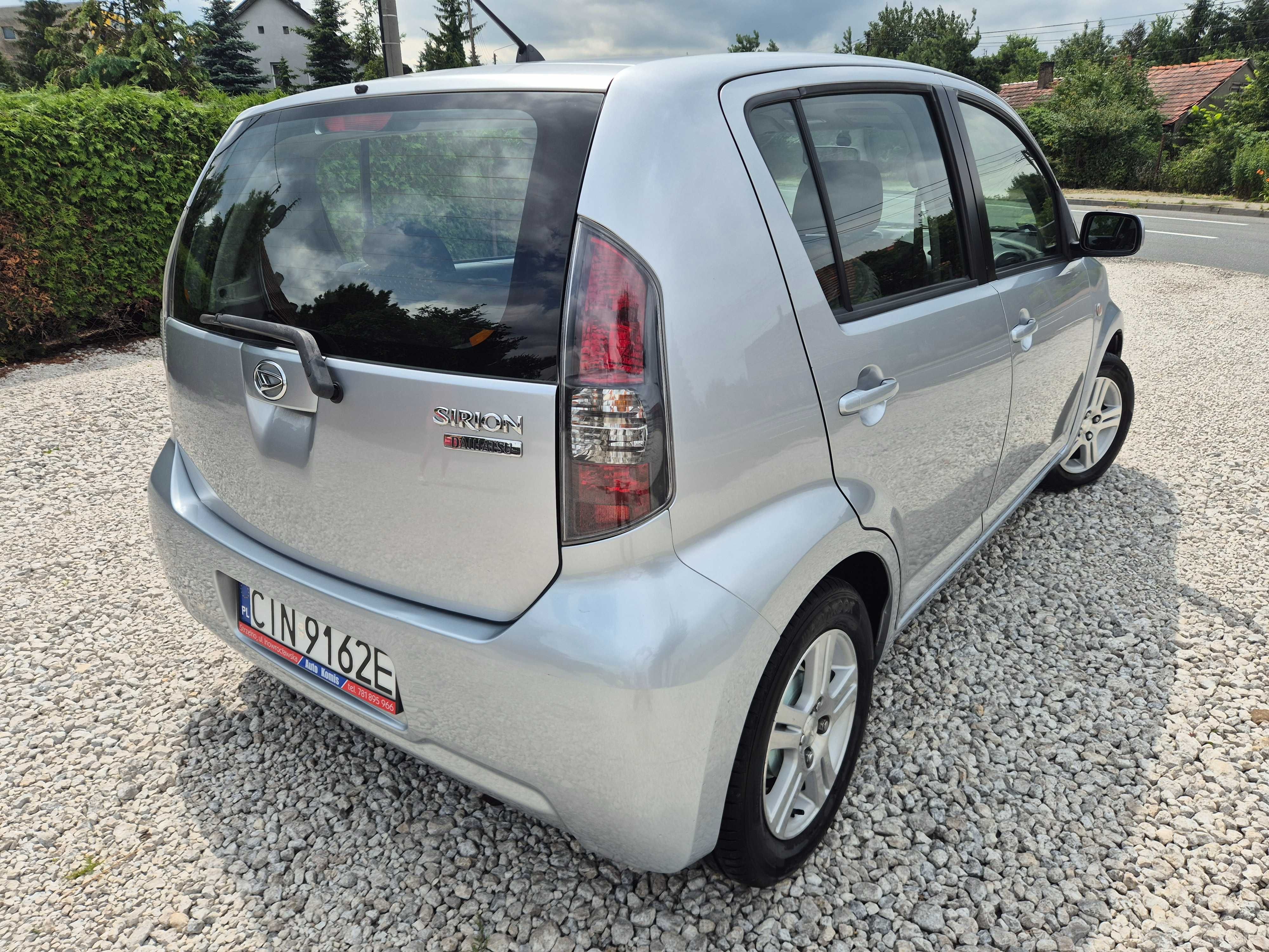 DAIHATSU SIRION 2008 1.3 Bez rdzy Klima Sprawna Kola Zimowe na Stalowk