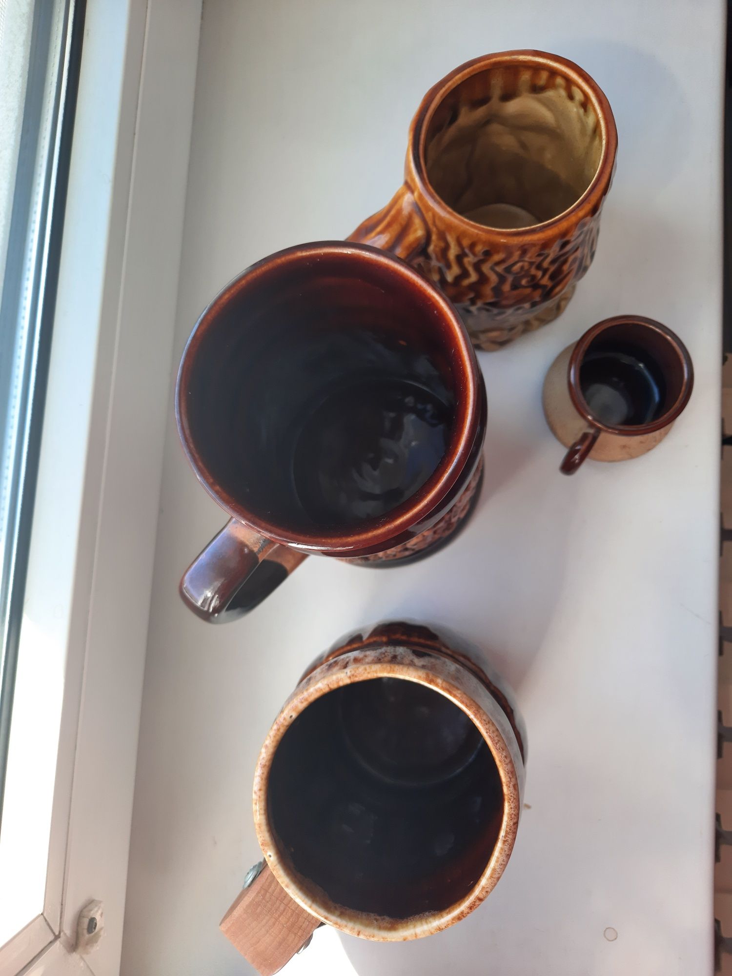 Кухоль пивний керамічний подарунок чоловікові горнятко для кави керам