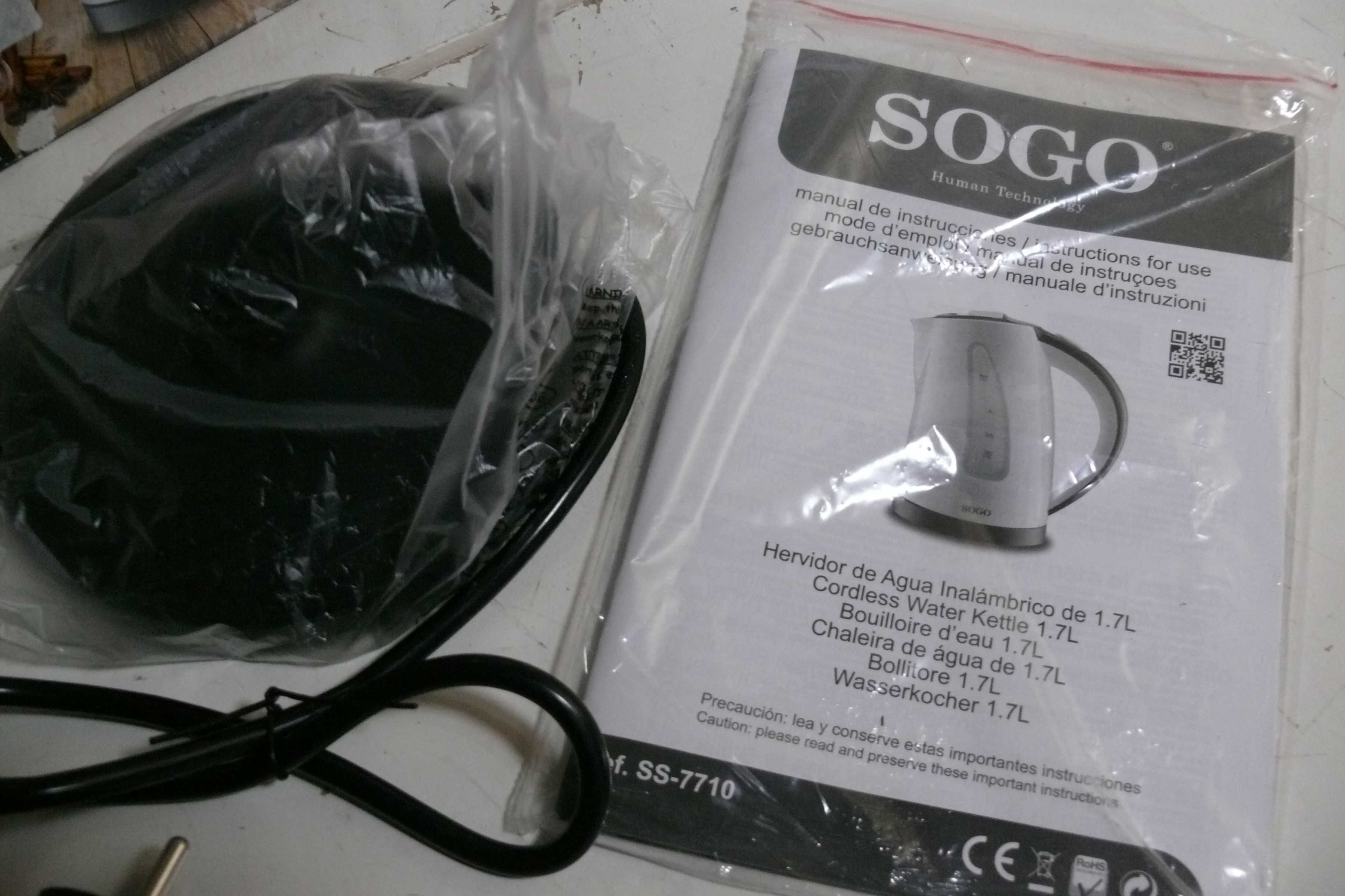 Chaleira Elétrica Sogo KET-SS-7710 | Branco