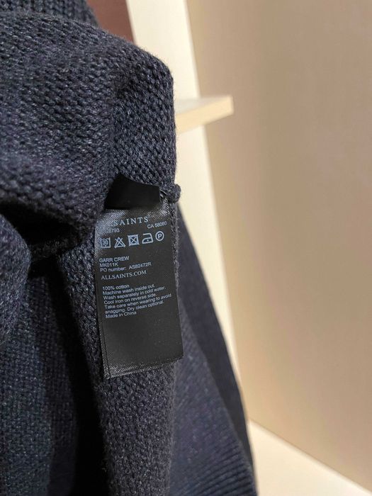 Allsaints, X3 оригінал бавовняний светр, джемпер