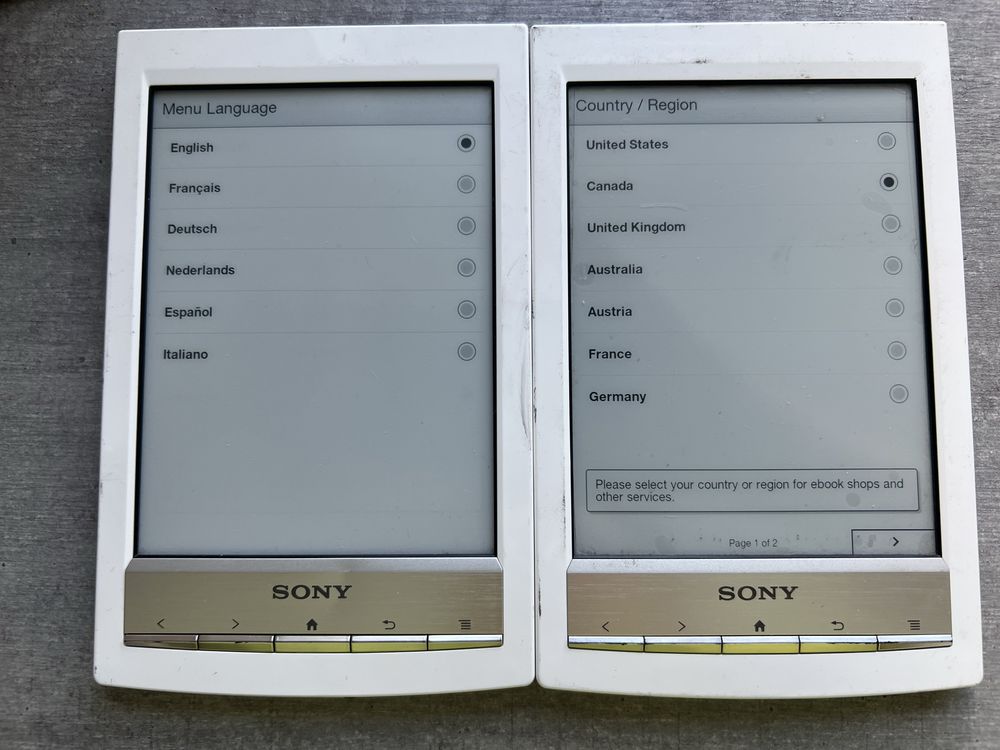 Електр. книга Sony PSR T1. Білий. 6 дюймів. Гарантія