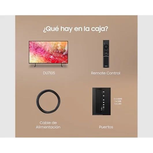 Samsung Crystal UHD 65” DU7175 – Smart TV 4K