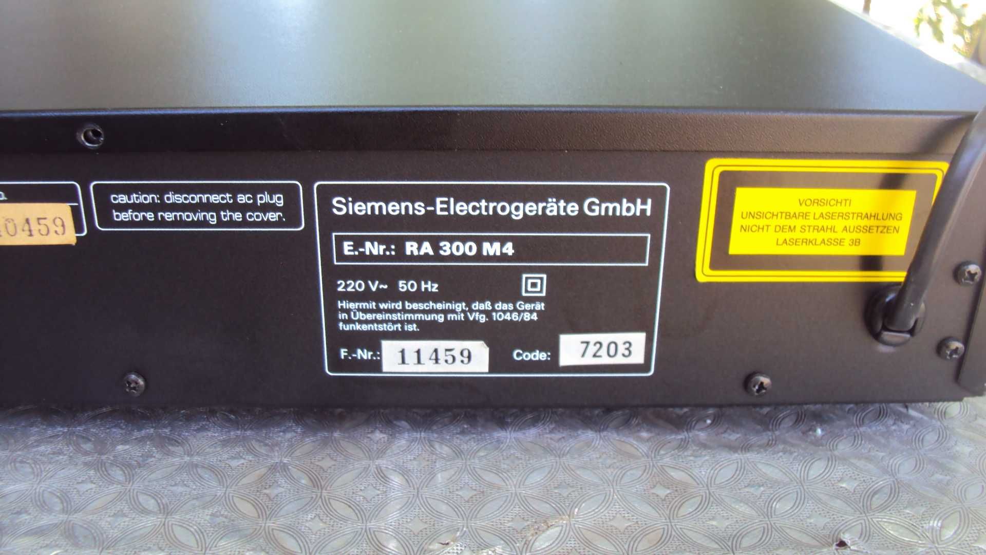 SIEMENS RA 300 hi-fi cd плеер проигрыватель  с Германии