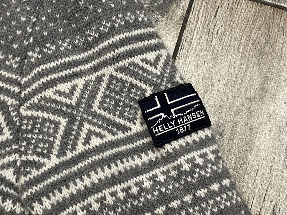 Męski sweter HELLY HANSEN Norweski Styl Wełna Wool na Polarku roz M