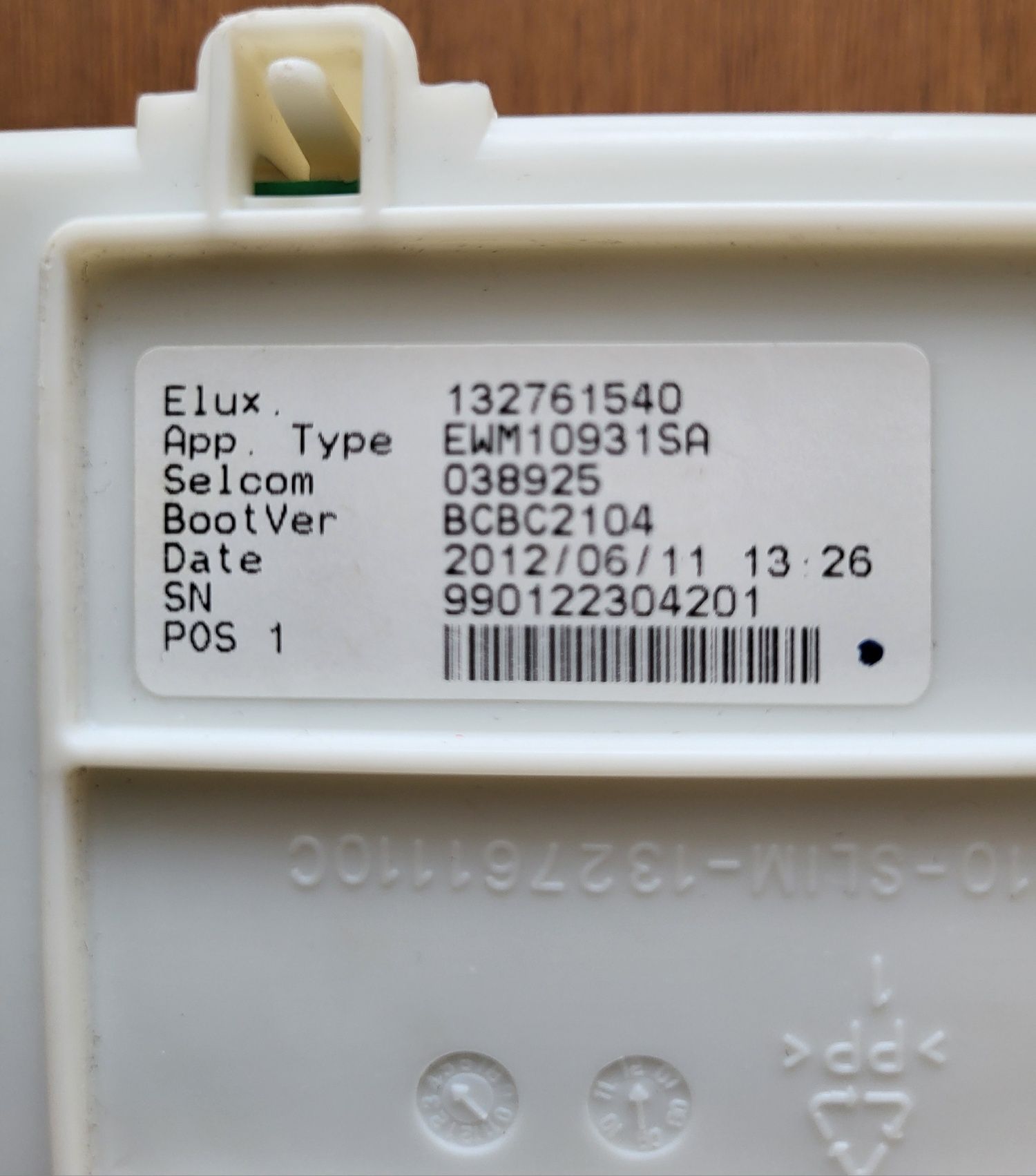 Sterownik EWM10931SA do pralki Electrolux.