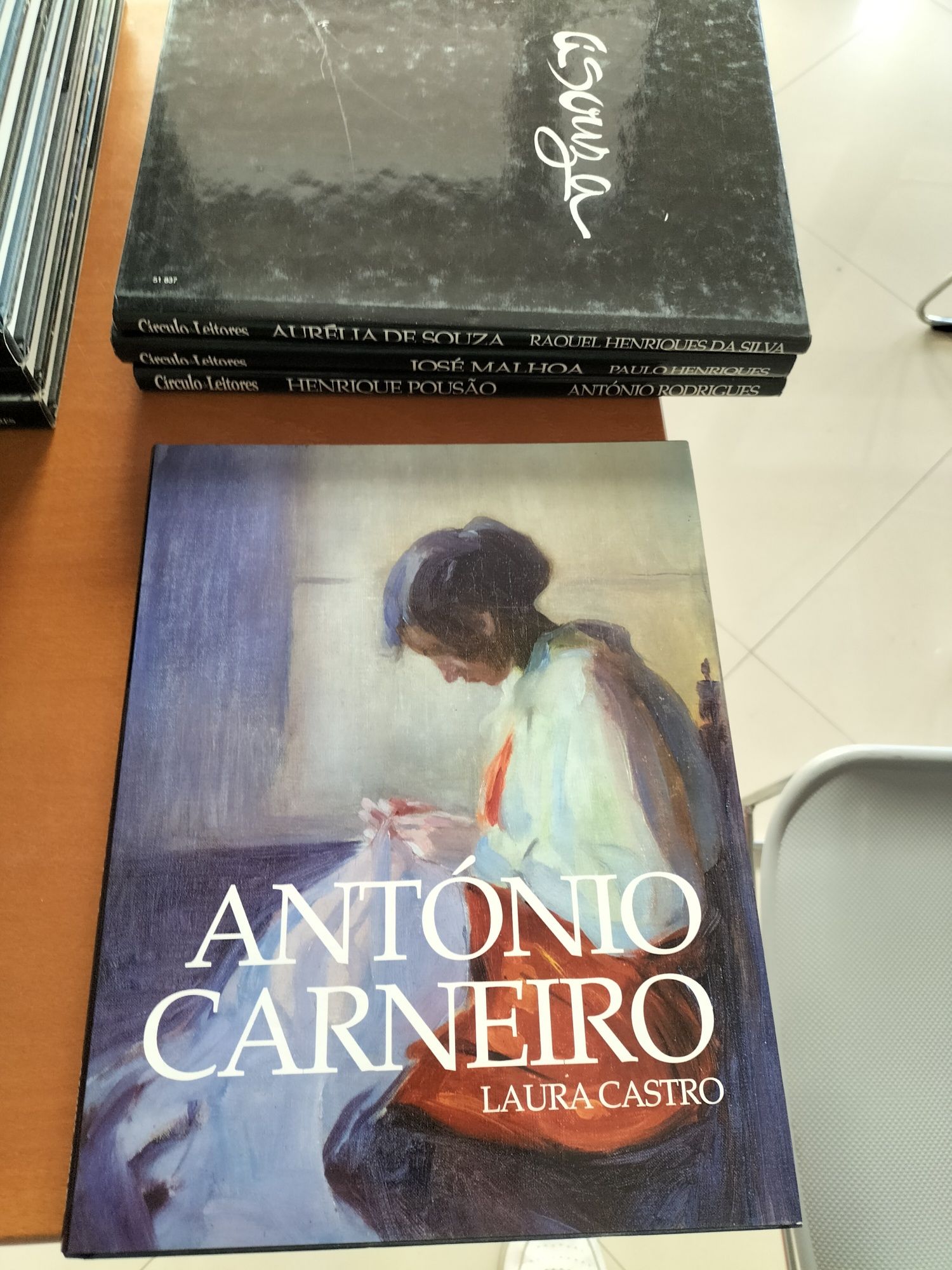 Coleção 4 livros sobre artistas portugueses