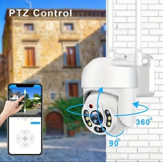 WI-FI  IP камера уличная поворотная  PTZ 360/90