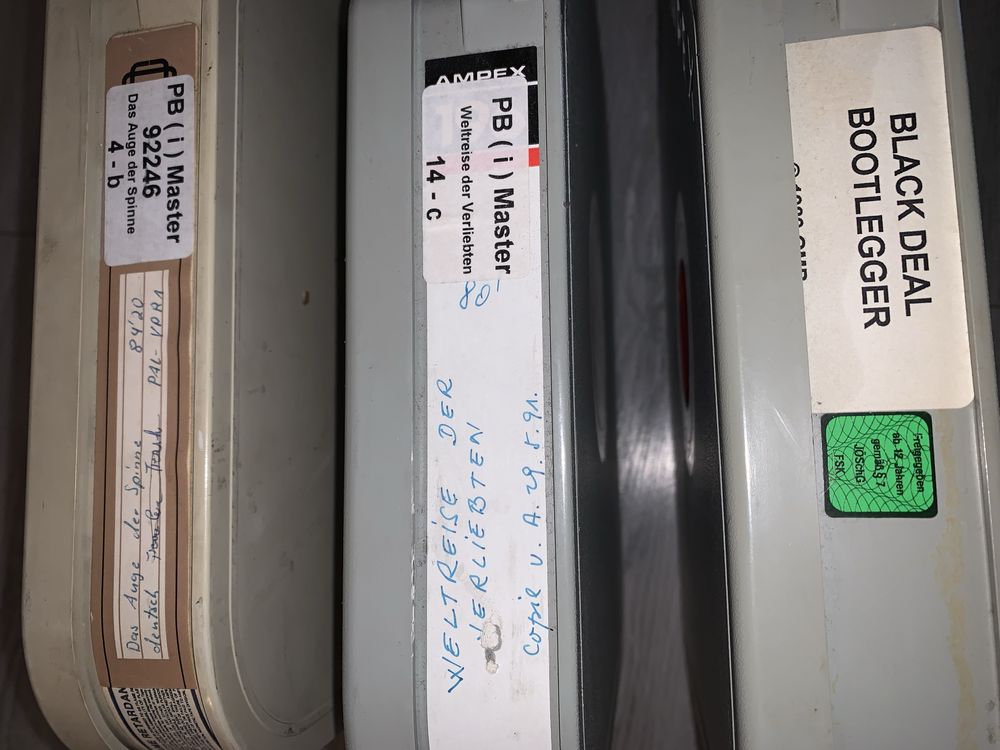 Tasmy Ampex  Szpule