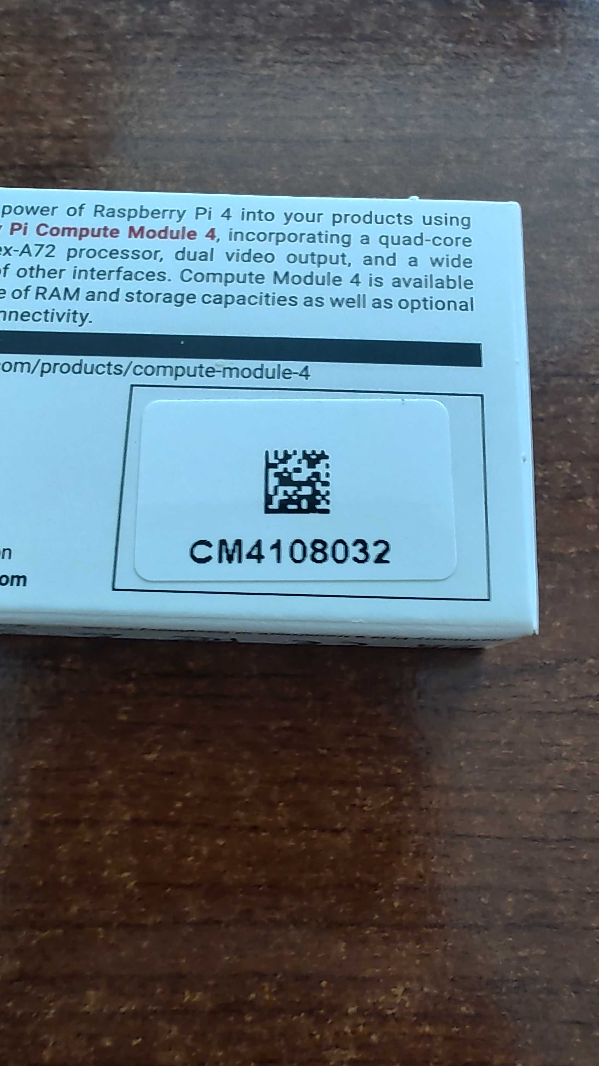 Raspberry Pi CM4 8GB RAM / 32GB eMMC + WiFi/Bluetooth