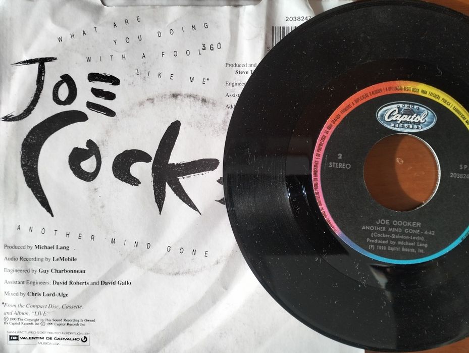 Disco de vinil single Joe Cocker