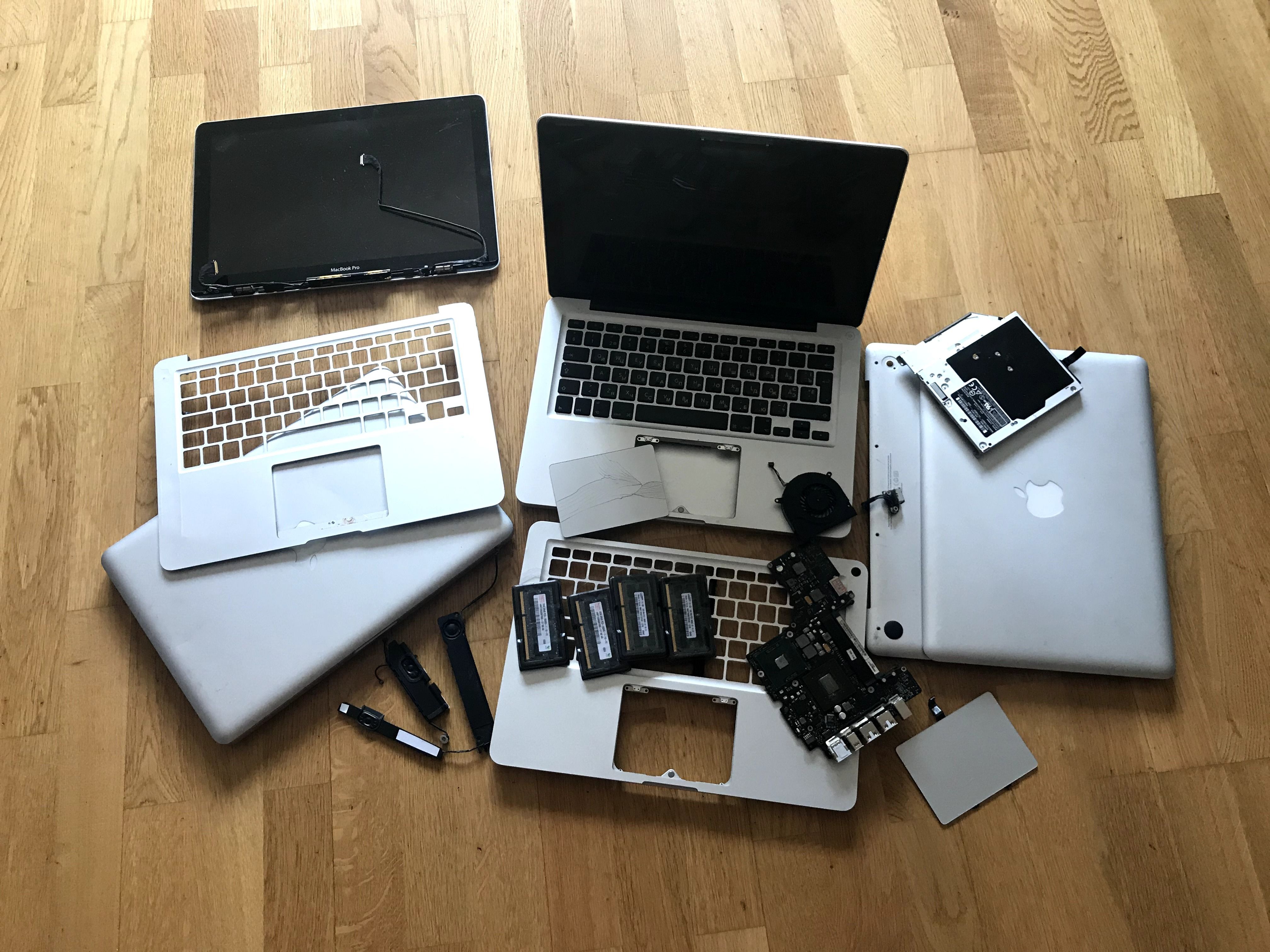 Запчасти Apple MacBook a1425 a1502 a1278 a1286 a1297 a1342 a1466