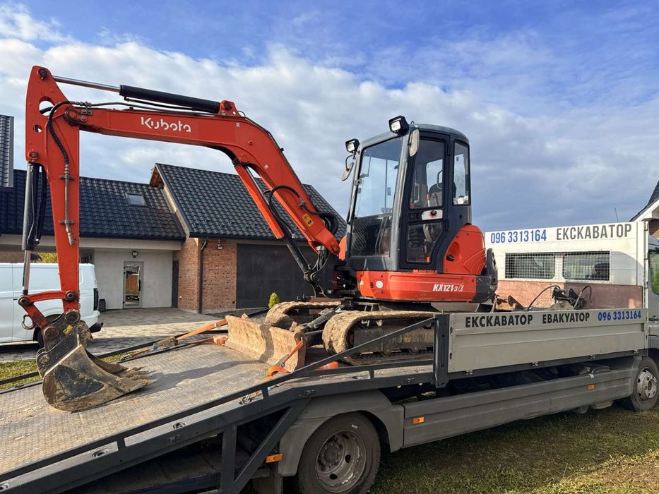 Послуги екскаватора копання сверління траншея колодязь планування