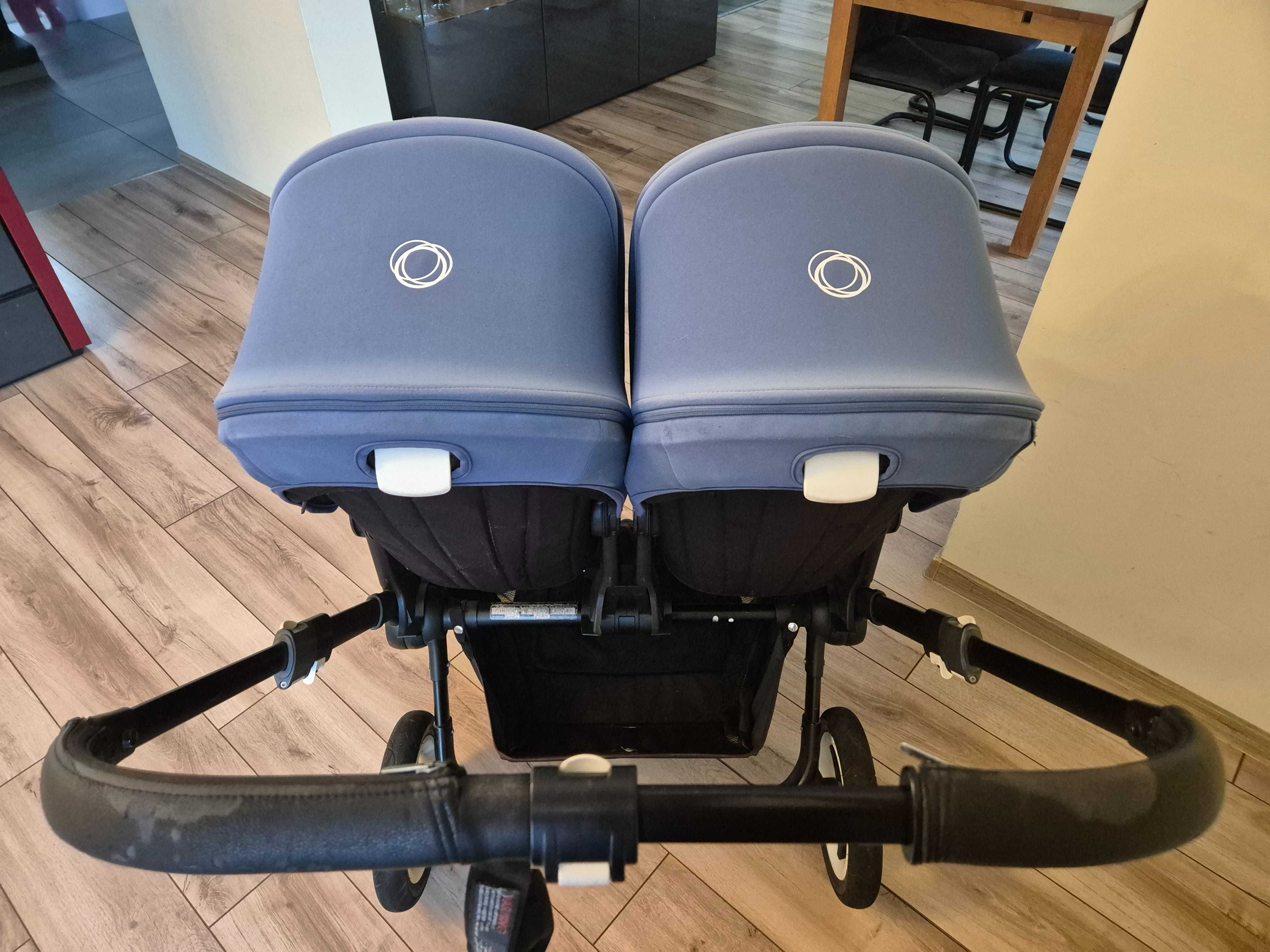 Wózek bugaboo donkey twin kompletny zestaw