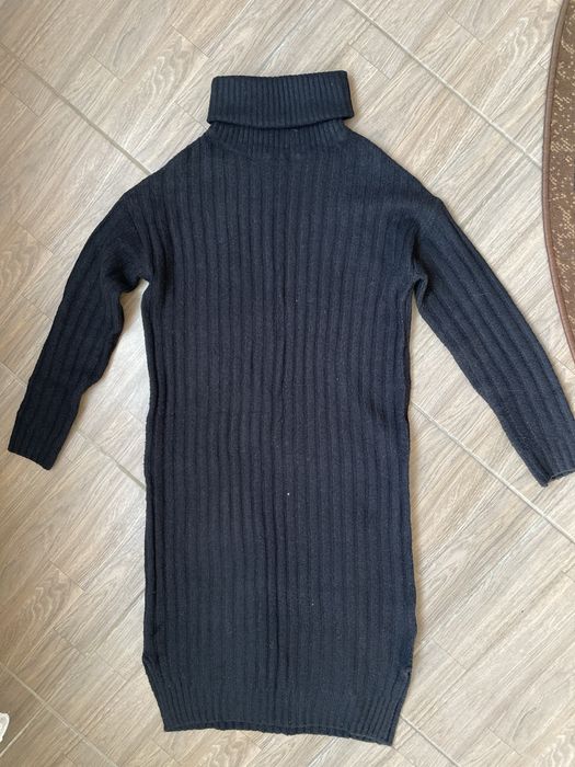 Плетене плаття чорне