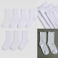 Шкарпетки білі - 7 шт від h&m розмір 39-41 см