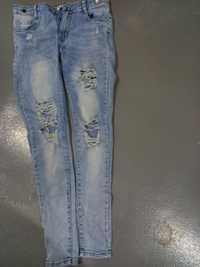 Spodnie jeans Hello MISS dziewczęce r.M