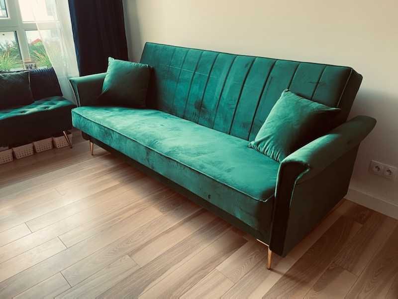RATY sofa rozkładana wersalka z pojemnikiem funkcja spania kanapa NOWA