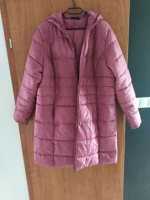 Kurtka pikowana rozmiar 48 różowa
