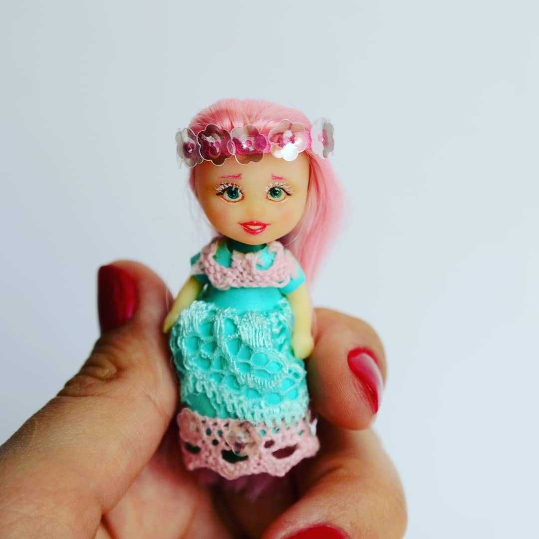 Микро мини кукла ооак 1:12 кукольная миниатюра