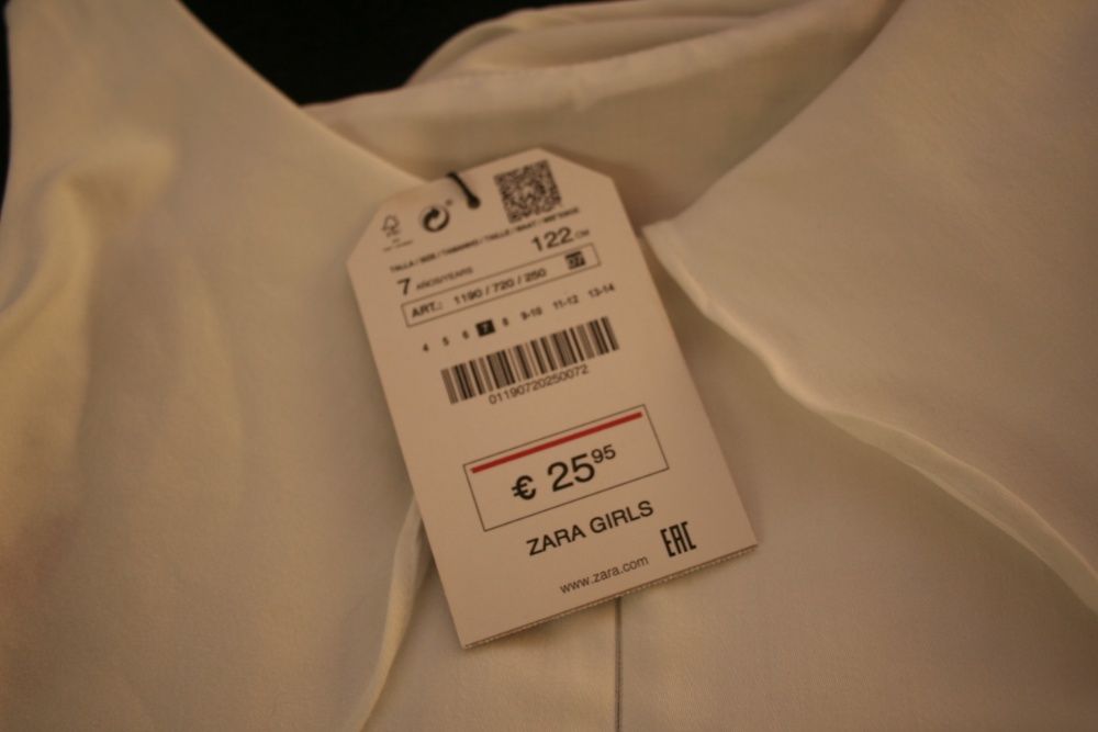Vestido Zara - 7 anos (NOVO)