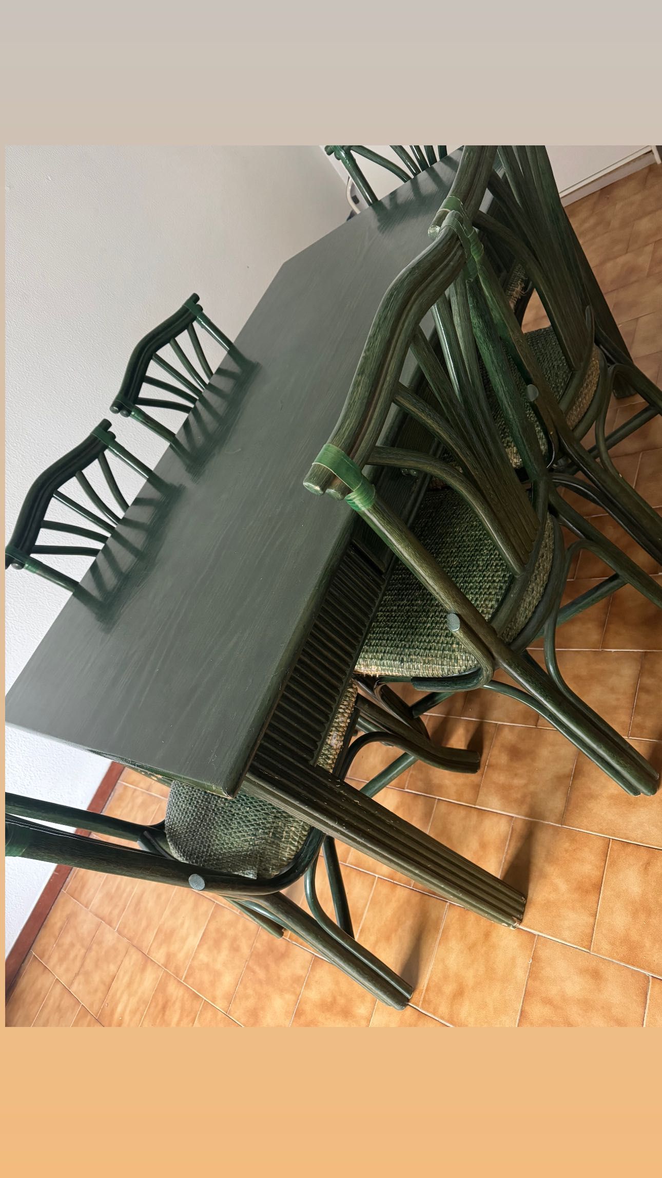 Mesa de jantar 6 cadeiras