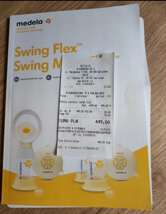 Laktator Medela swing flex