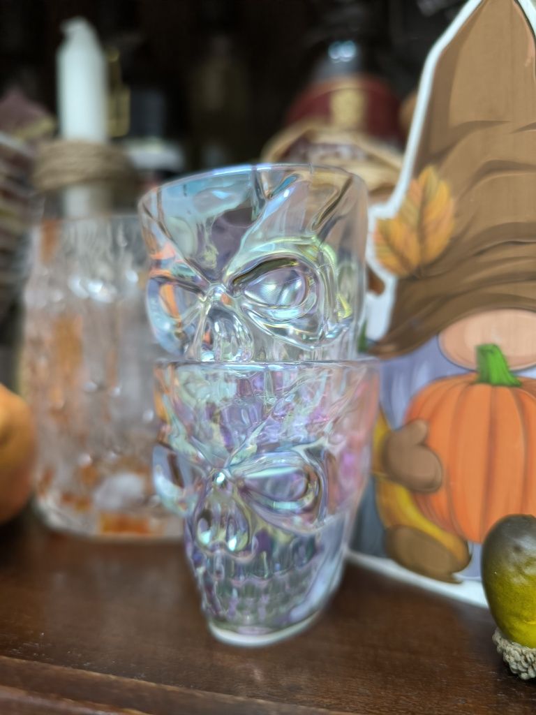 Copos de Shot Caveira para o Halloween