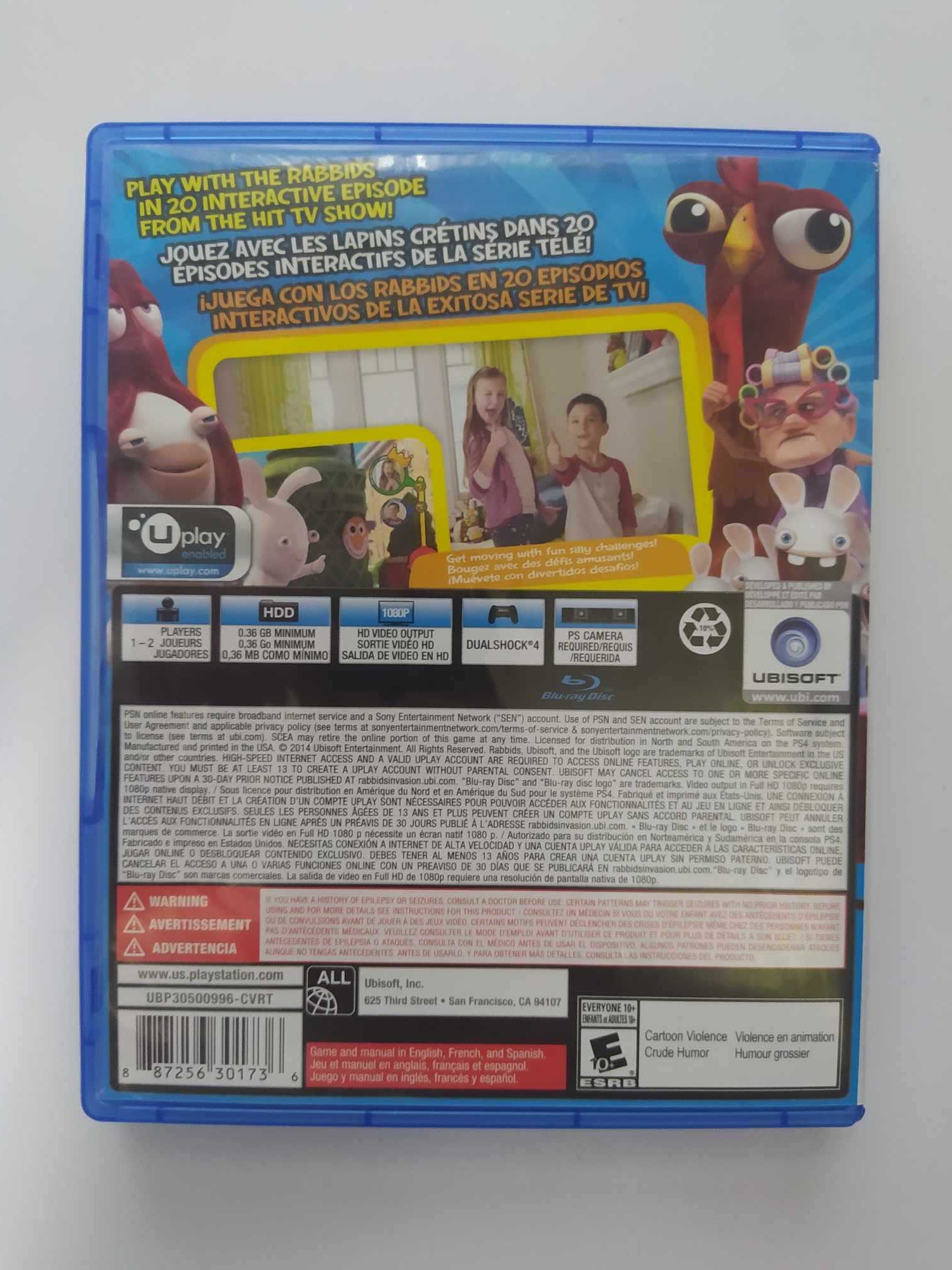 Rabbids Invasion: The Interactive TV Show PS4